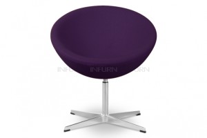 siège oeuf de bureau lilas