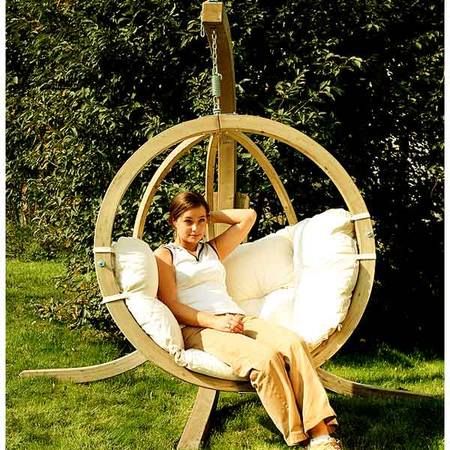 fauteuil oeuf de jardin